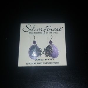 Amethyst earrings